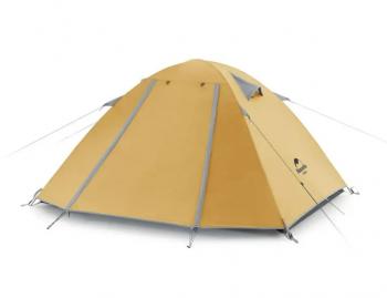 8 749 р. Палатка Naturehike P-Series 2-местная, алюминиевый каркас, желтая Naturehike nh18z022-p-2ye  с доставкой в г. Майкоп. Увеличить фотографию 1