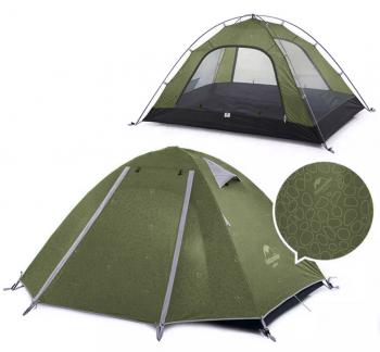 11 989 р. Палатка Naturehike P-Series 4-местная, алюминиевый каркас, зеленая Naturehike nh18z044-p-4dgr  с доставкой в г. Майкоп. Увеличить фотографию 4