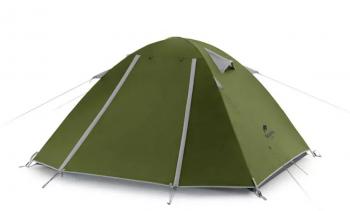 11 989 р. Палатка Naturehike P-Series 4-местная, алюминиевый каркас, зеленая Naturehike nh18z044-p-4dgr  с доставкой в г. Майкоп. Увеличить фотографию 1