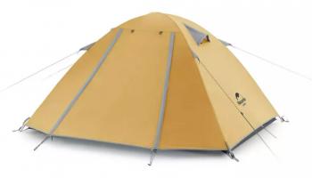 11 989 р. Палатка Naturehike P-Series 4-местная, алюминиевый каркас, желтая Naturehike nh18z044-p-4ye  с доставкой в г. Майкоп. Увеличить фотографию 1