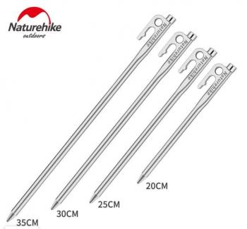 739 р. Колышек для палатки Naturehike нержавеющая сталь 25 см Naturehike nh19pj014-sl25  с доставкой в г. Майкоп. Увеличить фотографию 3