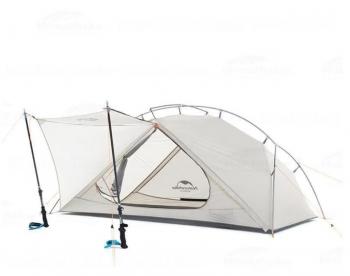 13 669 р. Палатка Naturehike VIK Si, 2-местная, алюминиевый каркас, белая Naturehike nh19zp003-1-2w  с доставкой в г. Майкоп. Увеличить фотографию 3