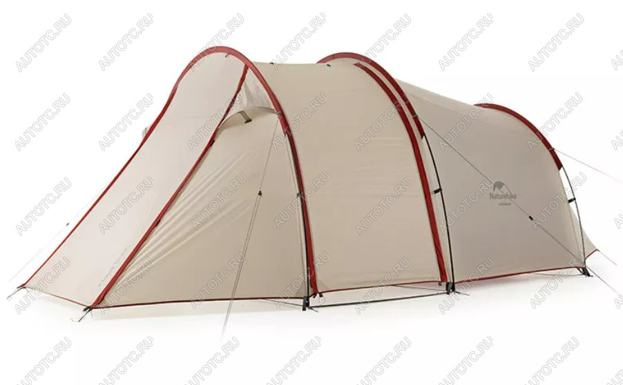 23 709 р. Палатка Naturehike Could Tourer 2-местная+ мотоцикл, алюминиевый каркас, серый Naturehike nh19zp013-g  с доставкой в г. Майкоп