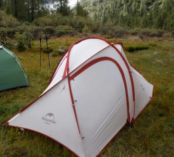 21 599 р. Палатка Naturehike Hiby Si 3-местная, алюминиевый каркас, серо-красная Naturehike nh19zp016-dg  с доставкой в г. Майкоп. Увеличить фотографию 13