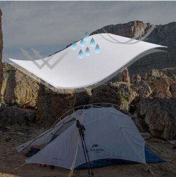 23 149 р. Палатка Naturehike Cloud Up-Wing Si 2-местная, алюминиевый каркас, серо-синяя Naturehike nh19zp083-2-2wdgrbl  с доставкой в г. Майкоп. Увеличить фотографию 4