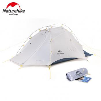 23 149 р. Палатка Naturehike Cloud Up-Wing Si 2-местная, алюминиевый каркас, серо-синяя Naturehike nh19zp083-2-2wdgrbl  с доставкой в г. Майкоп. Увеличить фотографию 2