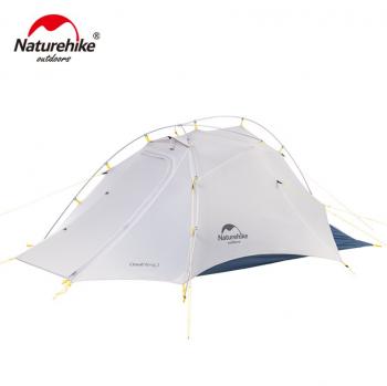 23 149 р. Палатка Naturehike Cloud Up-Wing Si 2-местная, алюминиевый каркас, серо-синяя Naturehike nh19zp083-2-2wdgrbl  с доставкой в г. Майкоп. Увеличить фотографию 1
