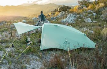 14 609 р. Палатка Naturehike Outdoor 2-местная, алюминиевый каркас, сверхлегкая, голубой Naturehike nh20zp091-2lbl  с доставкой в г. Майкоп. Увеличить фотографию 18