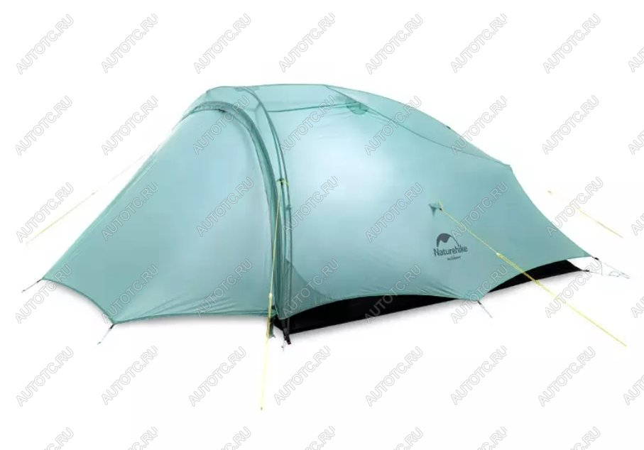 14 609 р. Палатка Naturehike Outdoor 2-местная, алюминиевый каркас, сверхлегкая, голубой Naturehike nh20zp091-2lbl  с доставкой в г. Майкоп