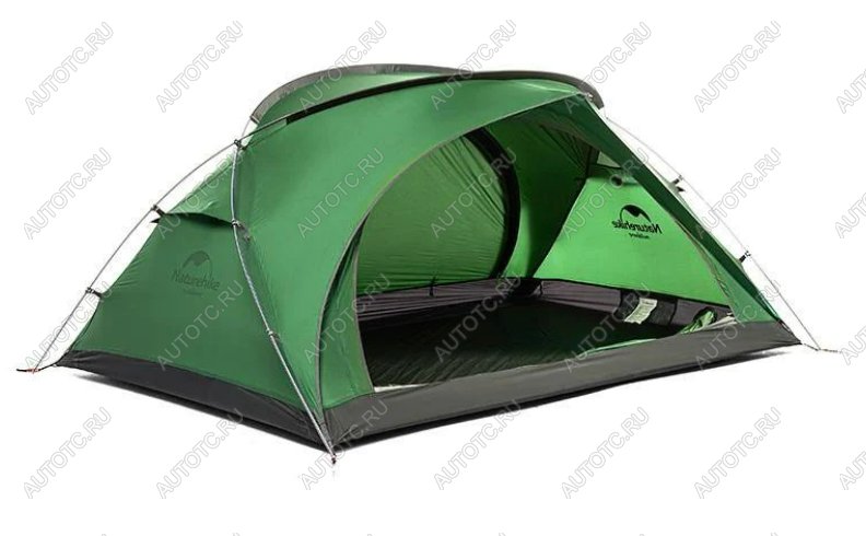 12 869 р. Палатка Naturehike Bear-Ul2 2-местная, алюминиевый каркас, зеленая Naturehike nh20zp108-fgr  с доставкой в г. Майкоп