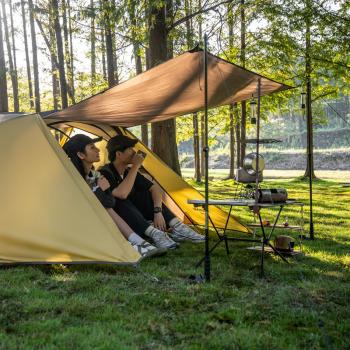 14 159 р. Палатка Naturehike Butterfly 2-местная, алюминиевый каркас, желто-коричневый Naturehike nh21yw132-yebr  с доставкой в г. Майкоп. Увеличить фотографию 7