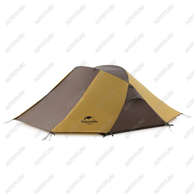 14 159 р. Палатка Naturehike Butterfly 2-местная, алюминиевый каркас, желто-коричневый Naturehike nh21yw132-yebr  с доставкой в г. Майкоп