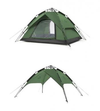9 169 р. Палатка Naturehike 3-местная, быстросборная, серо-зеленая Naturehike nh21zp008-3ggr  с доставкой в г. Майкоп. Увеличить фотографию 7
