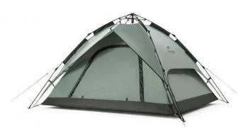 9 169 р. Палатка Naturehike 3-местная, быстросборная, серо-зеленая Naturehike nh21zp008-3ggr  с доставкой в г. Майкоп. Увеличить фотографию 1