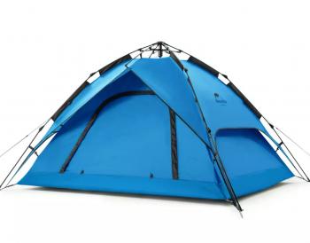 9 179 р. Палатка Naturehike 4-местная, быстросборная, синяя Naturehike nh21zp008-4bl  с доставкой в г. Майкоп. Увеличить фотографию 2