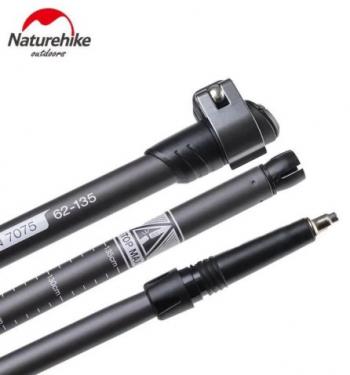 4 749 р. Палки треккинговые, алюминиевые, ST03, серые, для ходьбы (2 шт.) Naturehike nh17d017-d-ug.set  с доставкой в г. Майкоп. Увеличить фотографию 4
