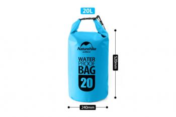 1 119 р. Гермомешок Naturehike Ocean Pack 20 л. (синий) Naturehike fs15m010-j-20bl  с доставкой в г. Майкоп. Увеличить фотографию 4