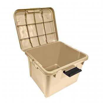 2 269 р. Ящик экспедиционный IRIS RV BOX 400, бежевый, 28 литров 42x37,5x33 см. IRIS OHYAMA rv400b  с доставкой в г. Майкоп. Увеличить фотографию 3