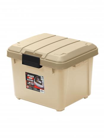 2 269 р. Ящик экспедиционный IRIS RV BOX 400, бежевый, 28 литров 42x37,5x33 см. IRIS OHYAMA rv400b  с доставкой в г. Майкоп. Увеличить фотографию 1