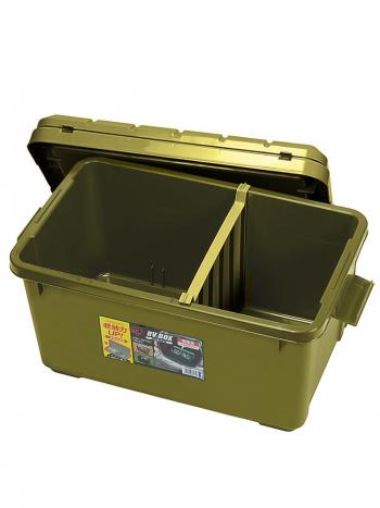 5 139 р. Ящик экспедиционный IRIS RV BOX RV600C c двойной разделенной крышкой, 40 л 61,5x37,5x34 см хаки IRIS OHYAMA rv600ckh  с доставкой в г. Майкоп. Увеличить фотографию 3