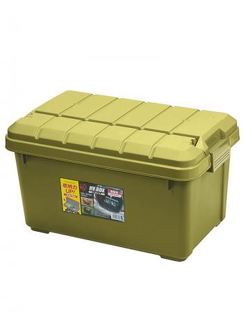 5 139 р. Ящик экспедиционный IRIS RV BOX RV600C c двойной разделенной крышкой, 40 л 61,5x37,5x34 см хаки IRIS OHYAMA rv600ckh  с доставкой в г. Майкоп. Увеличить фотографию 1