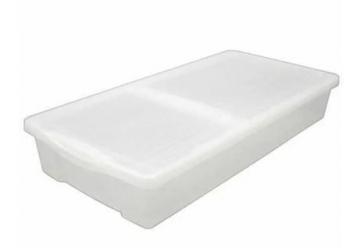 3 879 р. Короб для хранения IRIS UNDER-BED PLASTIC BOX 46л, прозрачный IRIS OHYAMA ub950cl  с доставкой в г. Майкоп. Увеличить фотографию 1