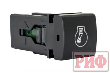 989 р. Кнопка ВКЛВЫКЛ, голубой, COMPRESSOR TOYOTA 22x22 РИФ rif22-1-7111404  с доставкой в г. Майкоп. Увеличить фотографию 1