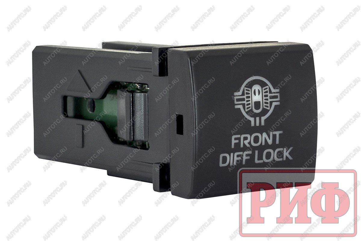 909 р. Кнопка ВКЛВЫКЛ, голубой, FRONT DIFF LOCK TOYOTA 22x22 РИФ rif22-1-7111504  с доставкой в г. Майкоп
