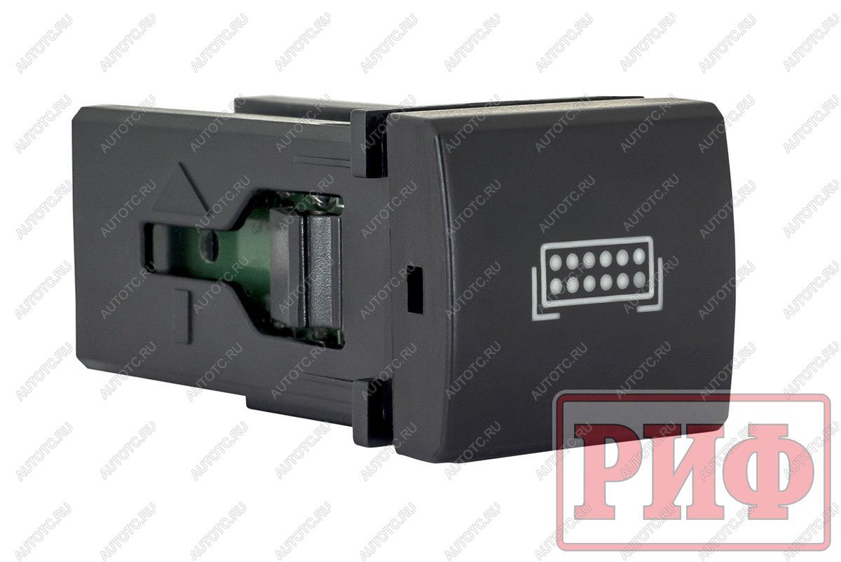 909 р. Кнопка ВКЛВЫКЛ, голубой, FRONT LIGHTS TOYOTA 22x22 РИФ rif22-1-7111904  с доставкой в г. Майкоп