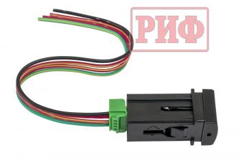 909 р. Кнопка ВКЛВЫКЛ, голубой, TOYOTA 22x22 (под гравировку) РИФ rif22-1-7112104  с доставкой в г. Майкоп. Увеличить фотографию 4