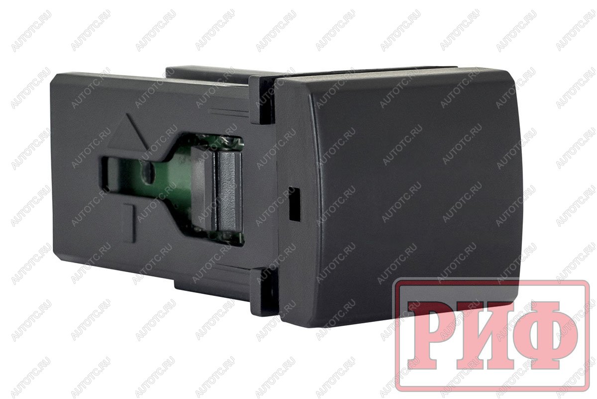 909 р. Кнопка ВКЛВЫКЛ, голубой, TOYOTA 22x22 (под гравировку) РИФ rif22-1-7112104  с доставкой в г. Майкоп