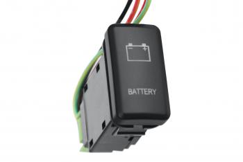 989 р. Кнопка ВКЛВЫКЛ, белый, BATTERY TOYOTA 40x20 РИФ rif22-1-1104804  с доставкой в г. Майкоп. Увеличить фотографию 1