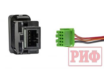 789 р. Кнопка ВКЛВЫКЛ, белый, REAR DIFF LOCK TOYOTA 40x20 горизонтальная РИФ rif22-1-1109614  с доставкой в г. Майкоп. Увеличить фотографию 4