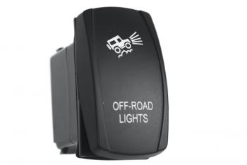 719 р. Переключатель ВКЛВЫКЛ, белый, OFF-ROAD LIGHTS РИФ rif22-1-1102400  с доставкой в г. Майкоп. Увеличить фотографию 1