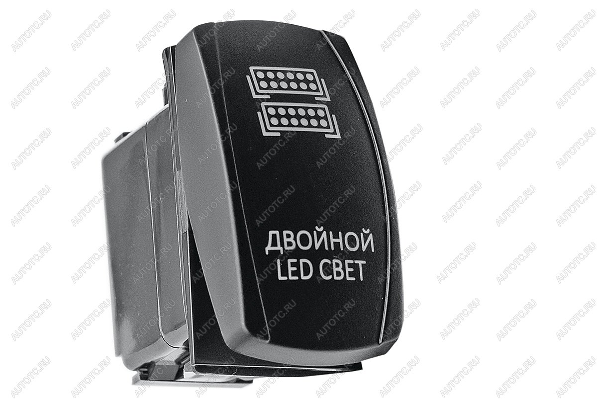 609 р. Переключатель ВКЛВЫКЛ, красный, ДВОЙНОЙ LED СВЕТ РИФ rif22-1-2101800  с доставкой в г. Майкоп