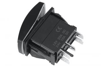 529 р. Переключатель ВКЛВЫКЛ, синий, GO-GO РИФ rif22-1-4102700  с доставкой в г. Майкоп. Увеличить фотографию 2