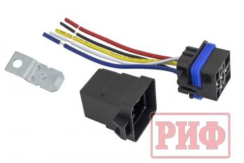 769 р. Реле влагозащищенное с колодкой 12В 40А SPDT РИФ rif22-2-1000100  с доставкой в г. Майкоп. Увеличить фотографию 2