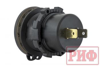 1 699 р. Розетка USB 2 QC 3.0 с вольтметром РИФ rif22-4-01460  с доставкой в г. Майкоп. Увеличить фотографию 3