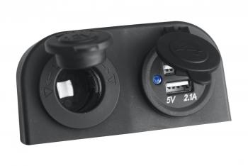 2 089 р. Розетка комбинированная с USB 3,1А в корпусе РИФ rif22-4-1009200  с доставкой в г. Майкоп. Увеличить фотографию 2