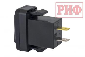 1 849 р. Розетка USB 2 QC 3.0 для Toyota 40x20 РИФ rif22-4-1013700  с доставкой в г. Майкоп. Увеличить фотографию 3