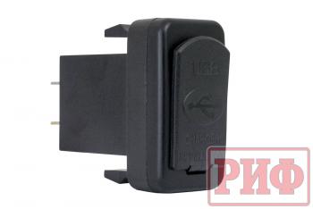 1 849 р. Розетка USB 2 QC 3.0 для Toyota 40x20 РИФ rif22-4-1013700  с доставкой в г. Майкоп. Увеличить фотографию 2