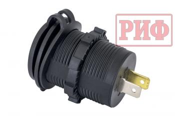 1 589 р. Розетка USB 2 QC 3.0 34x37х54 РИФ rif22-4-1014000  с доставкой в г. Майкоп. Увеличить фотографию 4