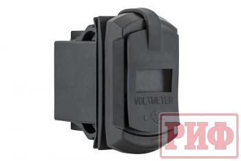 1 699 р. Розетка USB Type PD, QC 3.0 с вольтметром, синяя подсветка РИФ rif22-4-41480  с доставкой в г. Майкоп. Увеличить фотографию 5