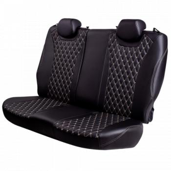 12 499 р. Комплект чехлов для сидений (ЦЗС Орегон) БАЙРОН ст БАЙРОН Lord Autofashion  Лада Нива 4х4  2121 (1977-2019) 3 дв. дорестайлинг (черный, вставка черная, строчка бежевая)  с доставкой в г. Майкоп. Увеличить фотографию 6