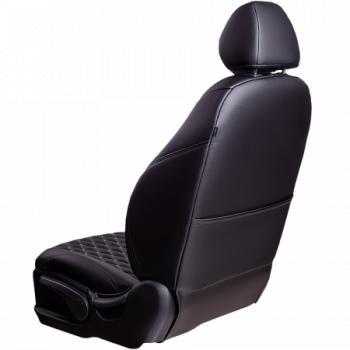 12 749 р. Комплект чехлов для сидений (ЦЗС Орегон) БАЙРОН ст БАЙРОН Lord Autofashion  Лада Нива 4х4  2121 (1977-2019) 3 дв. дорестайлинг (черный, вставка черная, строчка темно-серая)  с доставкой в г. Майкоп. Увеличить фотографию 5