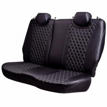 12 749 р. Комплект чехлов для сидений (ЦЗС Орегон) БАЙРОН ст БАЙРОН Lord Autofashion  Лада Нива 4х4  2121 (1977-2019) 3 дв. дорестайлинг (черный, вставка черная, строчка темно-серая)  с доставкой в г. Майкоп. Увеличить фотографию 6