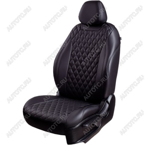 12 499 р. Комплект чехлов для сидений (ЦЗС Орегон) БАЙРОН ст БАЙРОН Lord Autofashion  Лада Нива 4х4  2121 (1977-2019) 3 дв. дорестайлинг (черный, вставка черная, строчка черная)  с доставкой в г. Майкоп