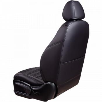12 499 р. Комплект чехлов для сидений (ЦЗС Орегон) БАЙРОН ст БАЙРОН Lord Autofashion  Лада Нива 4х4  2121 (1977-2019) 3 дв. дорестайлинг (черный, вставка черная, строчка черная)  с доставкой в г. Майкоп. Увеличить фотографию 6