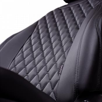 12 499 р. Комплект чехлов для сидений (ЦЗС Орегон) БАЙРОН ст БАЙРОН Lord Autofashion  Лада Нива 4х4  2121 (1977-2019) 3 дв. дорестайлинг (черный, вставка черная, строчка черная)  с доставкой в г. Майкоп. Увеличить фотографию 2