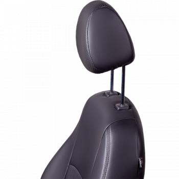 7 999 р. Комплект чехлов для сидений (ЦЗС 2Г Илана+Орегон) ТУРИН СТ Lord Autofashion  Lifan Smily  320 хэтчбэк (2010-2016) дорестайлинг (черный, вставка черная, строчка черная)  с доставкой в г. Майкоп. Увеличить фотографию 3